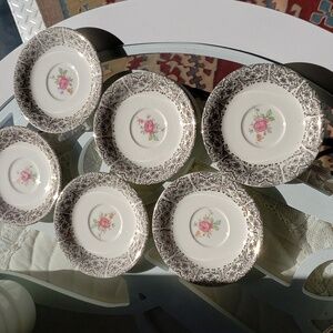 Vtg dishes 5in saucer replacements
